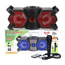 Sing-e Portable Wireless Speaker ZQS4228 with Mic and Remote Control Red Sing-e Portable Wireless Speaker ZQS4228 with Mic and Remote Control Red